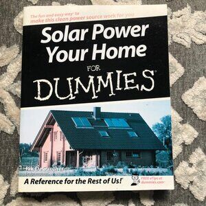 Rik DeGunther, Solar Power Your Home for Dummies, educational, softcover book